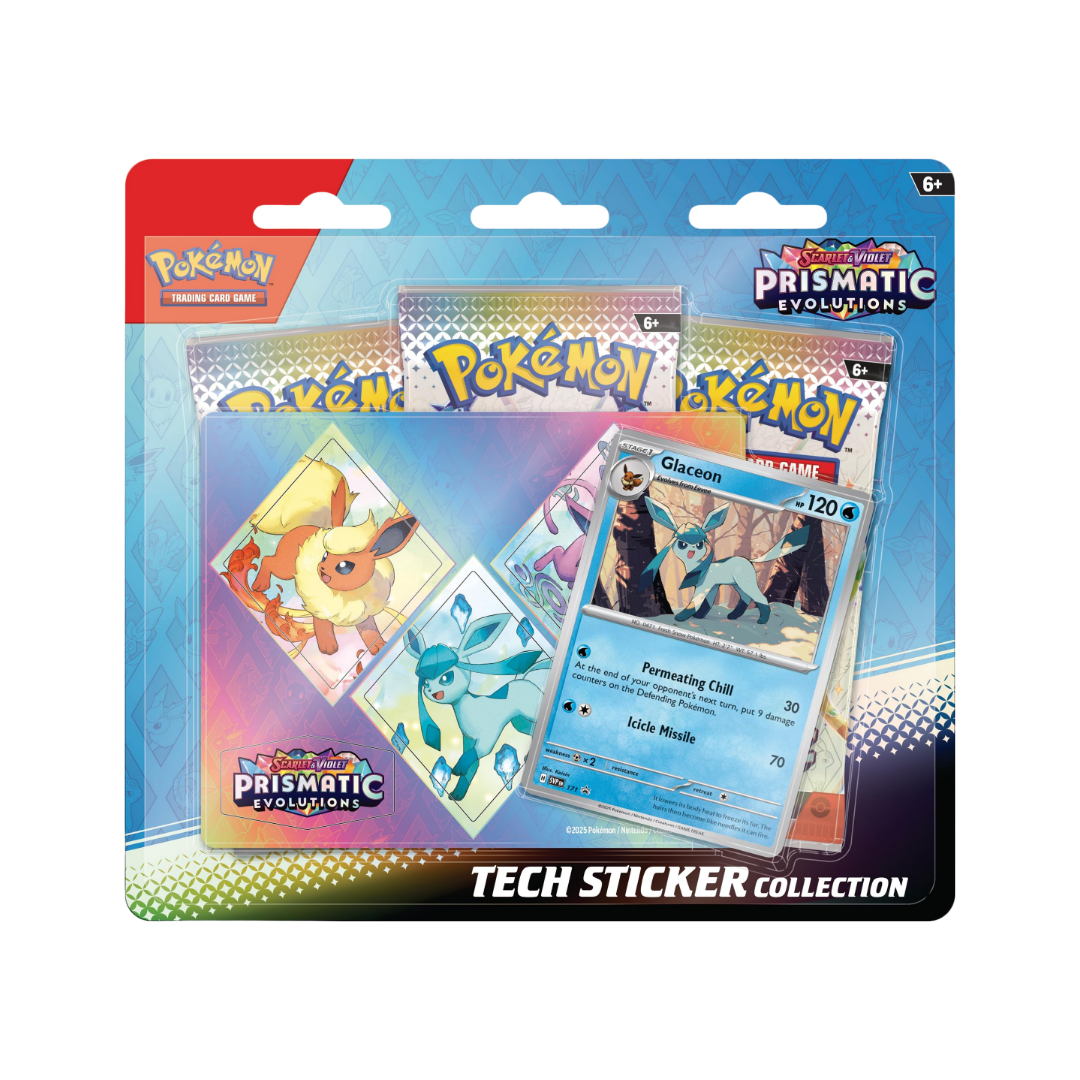 Pokémon TCG: Prismatic Evolutions Tech Sticker Collection (Assorted)