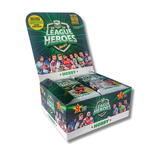 NRL 2026 League Heroes 'Hobby' Box