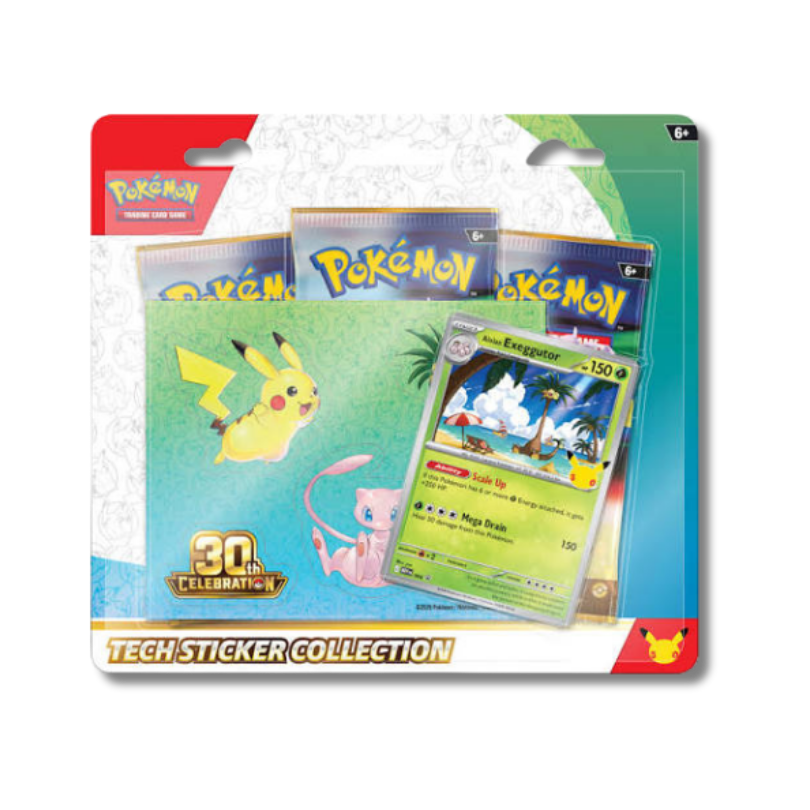 Pokémon TCG: 30th Celebration Tech Sticker Collection
